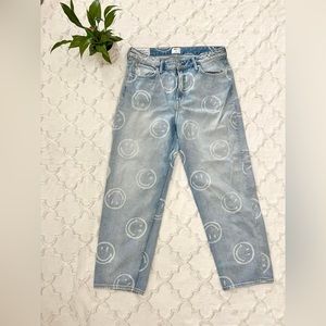 H&M smiley jeans